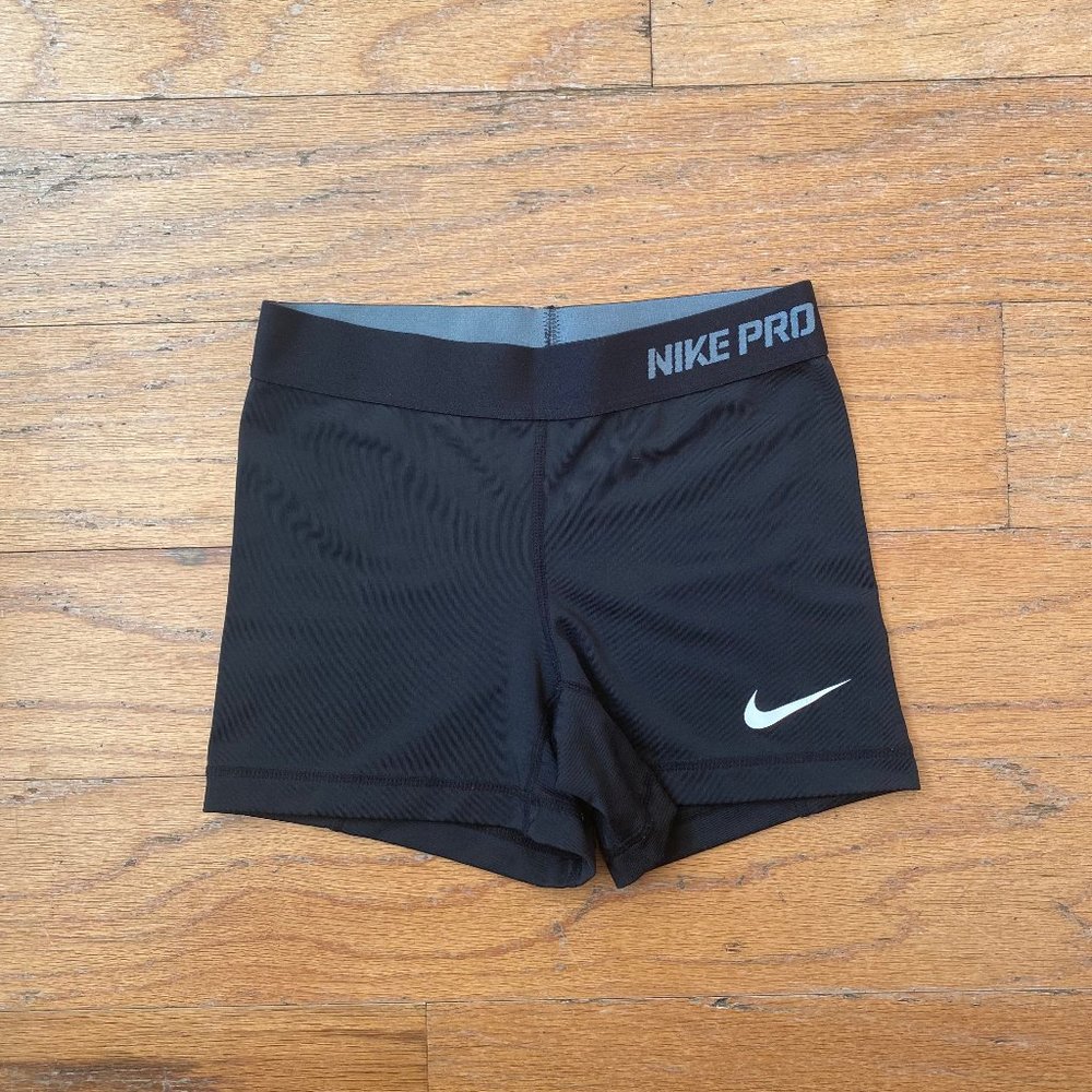 Black Nike Pro Dri-Fit Spandex Shorts Size XS